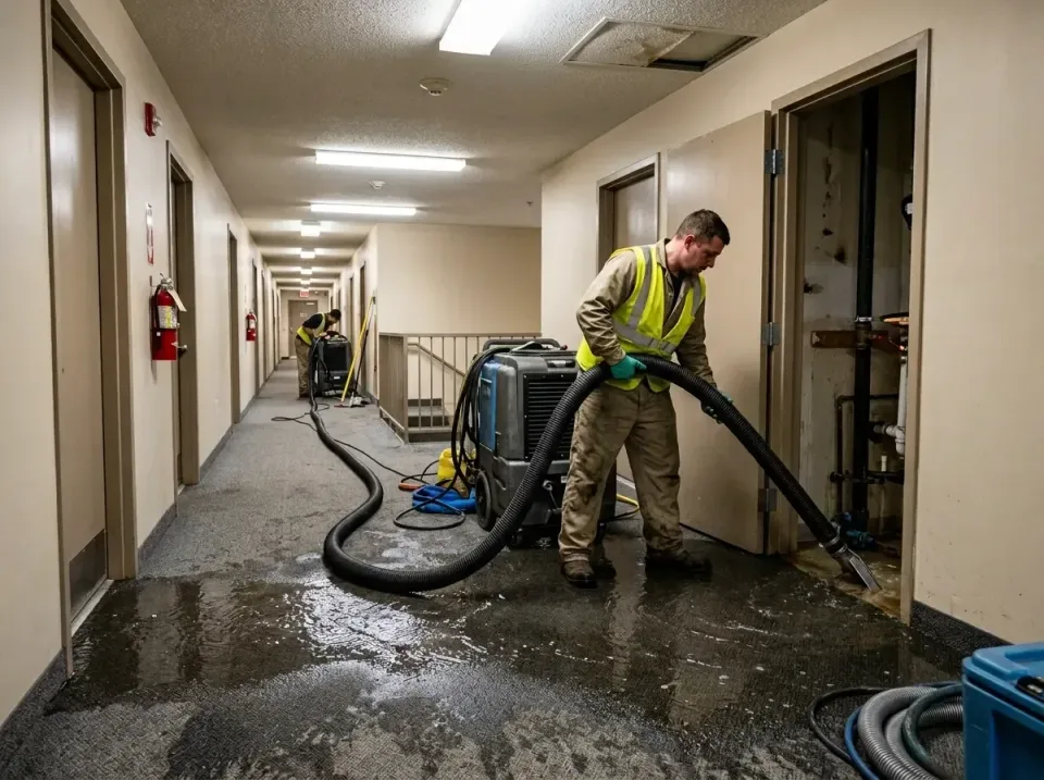 multi-unit-apartment-hallway-f-005 — frequently asked questions, Emergency Burst Pipe Water Extraction & Removal in Woodland…
